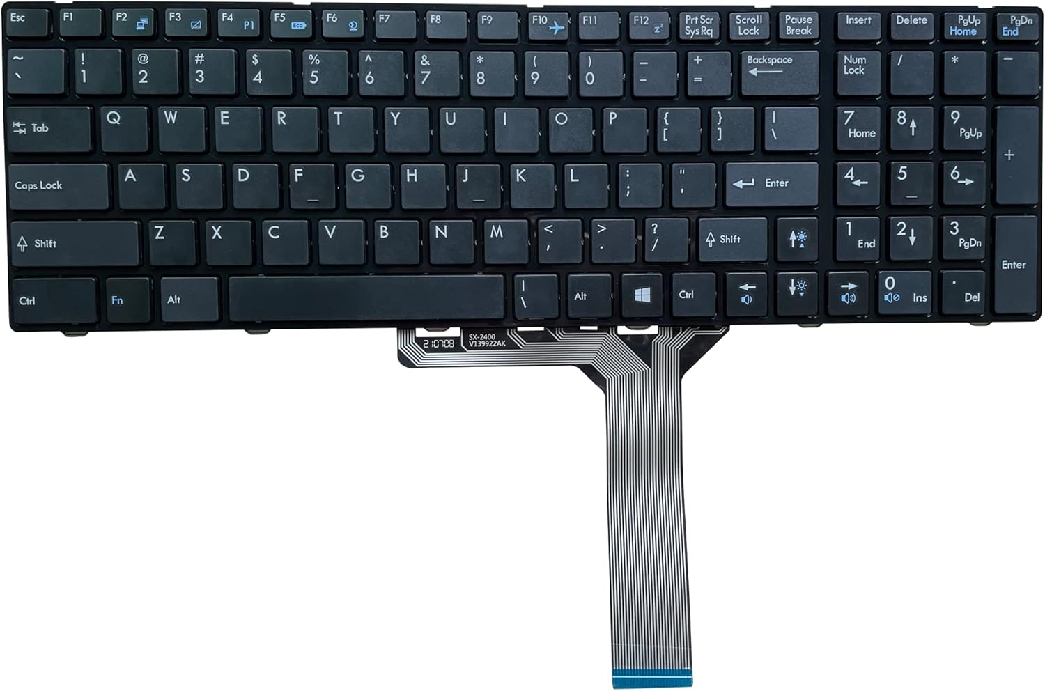 71Iu6VJPidL._AC_SL1500_ کیبورد لپ تاپ ام اس ای CX61-استوک - Image 1