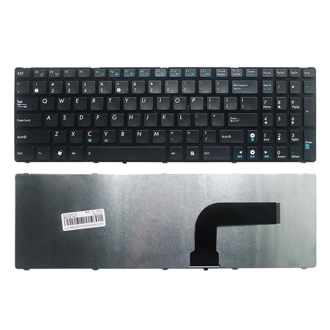 ASUS-X53-Keyboard-NBF466 کیبورد لپ تاپ ایسوس ASUS K52-استوک - Image 1