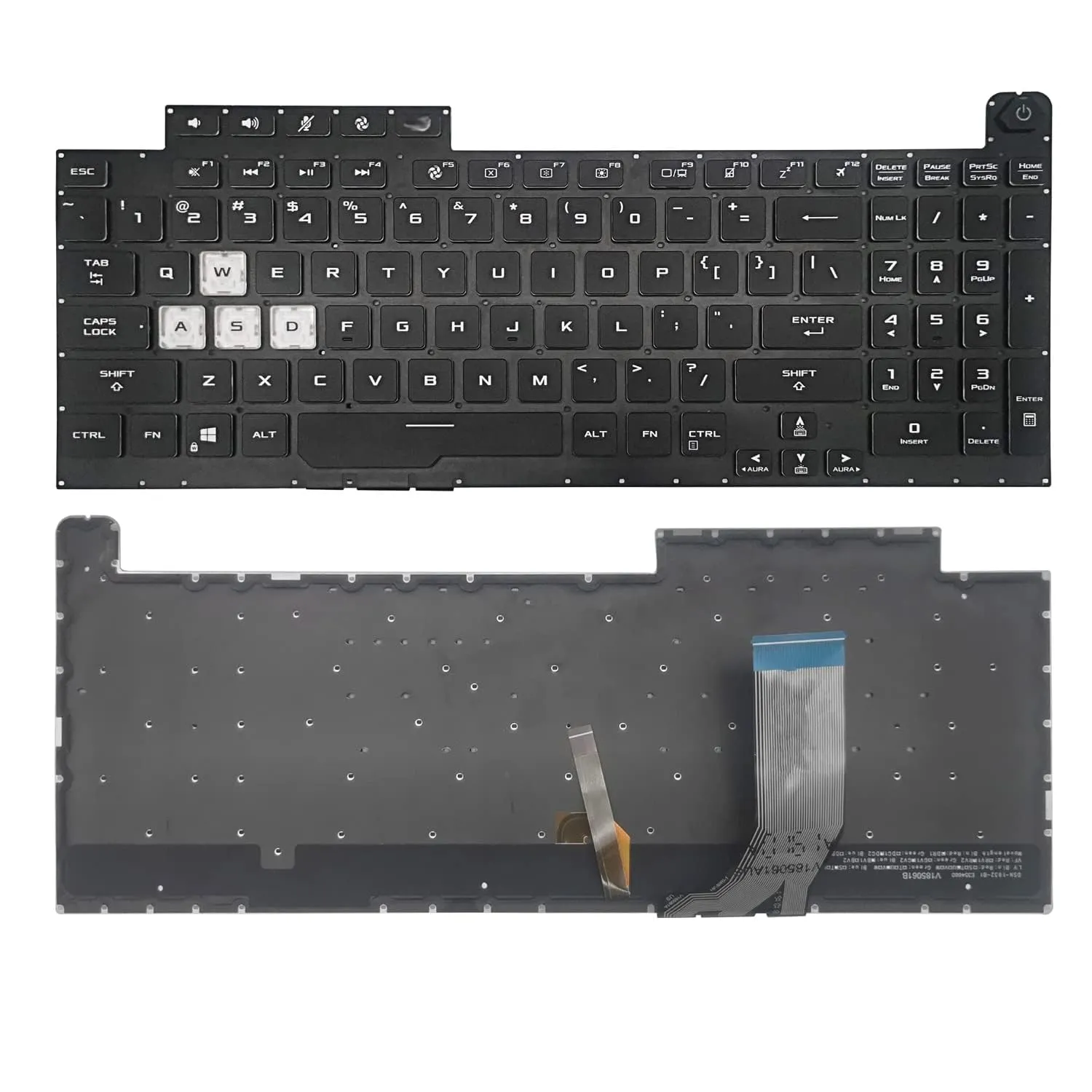 61cdf0s JBL کیبورد لپ تاپ ایسوس راگ ASUSN ROG STRIX G731 - Image 1