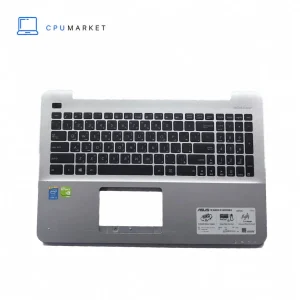 قاب کنار کیبورد لپ تاپ ایسوس Asus X555 طوسی