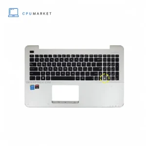 قاب کنار کیبورد به همراه کیبورد لپ تاپ ایسوس Asus X555 طوسی